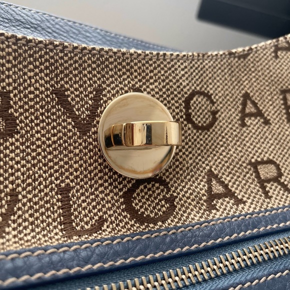 Bvlgari Logomania Canvas and Leather Tote - Picture 4 of 6